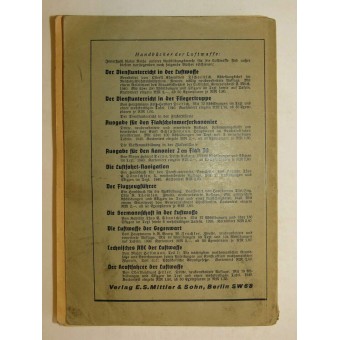 Textbook of piloti della Luftwaffe. Handbücher der Luftwaffe Der Flieger. Espenlaub militaria